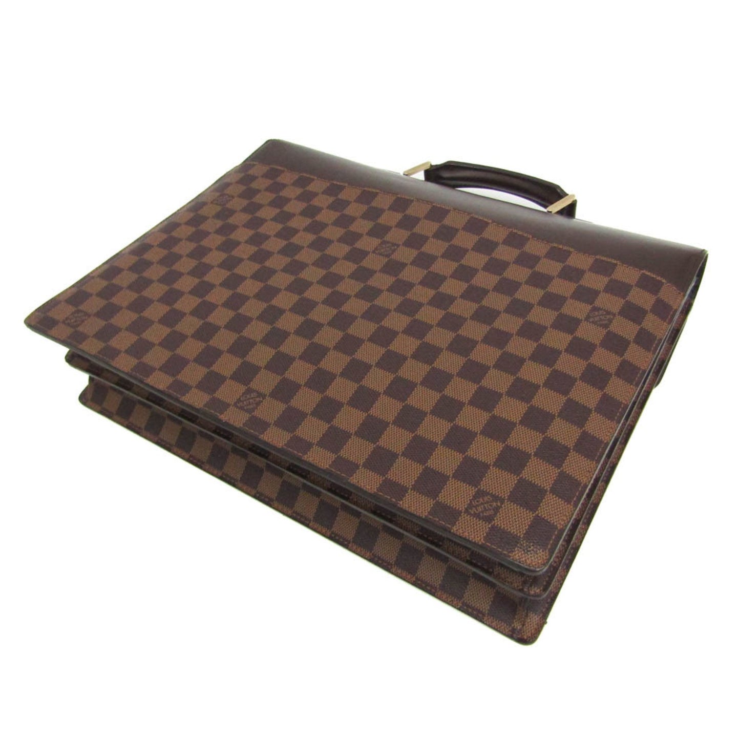 Louis Vuitton Altona, Brown, Canvas, briefcase