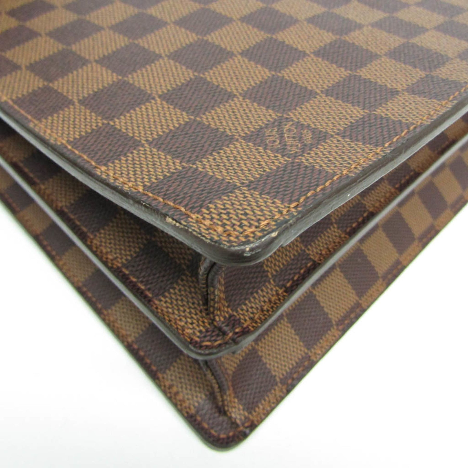 Louis Vuitton Altona, Brown, Canvas, briefcase