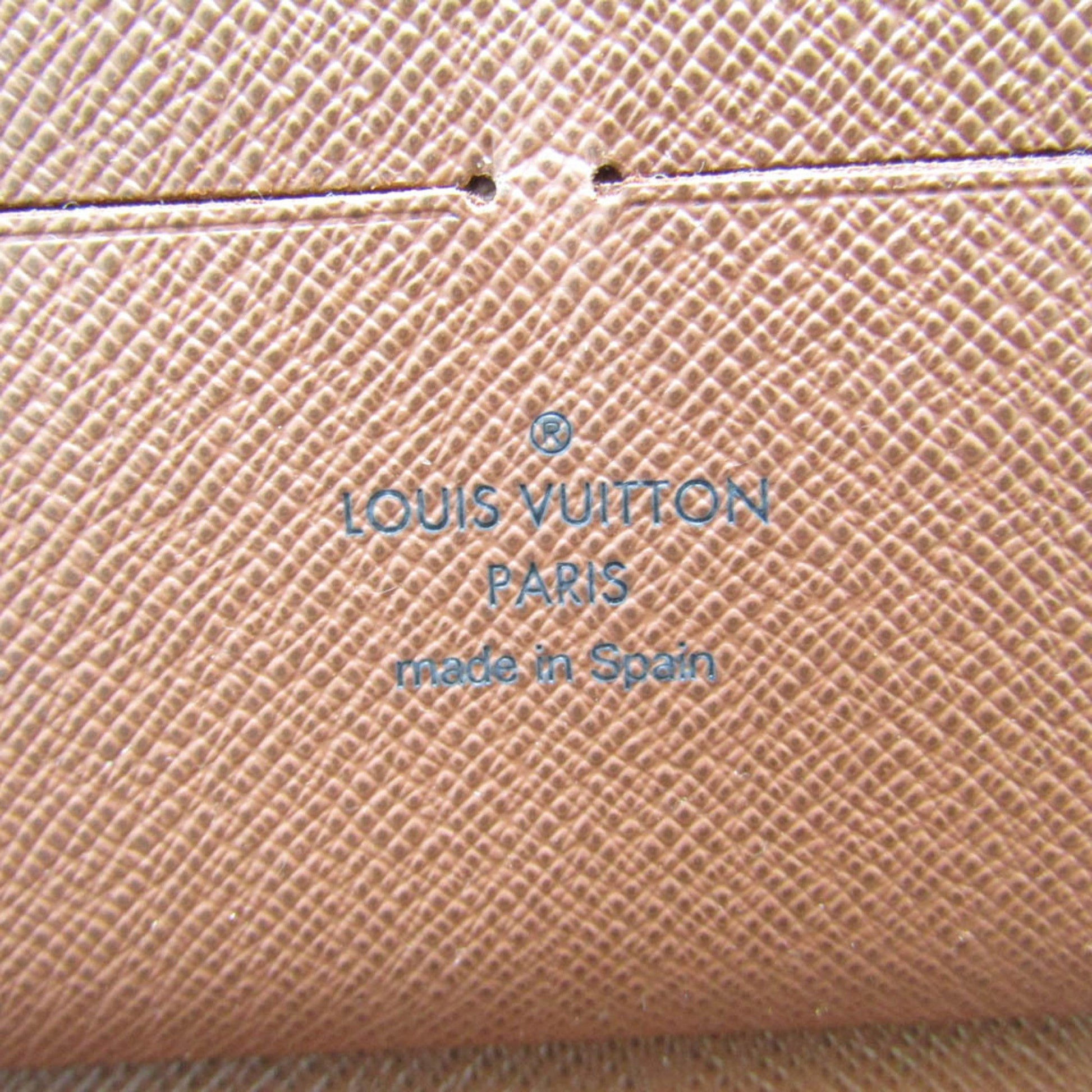 Louis Vuitton Zippy organizer, Brown, Canvas, wallet