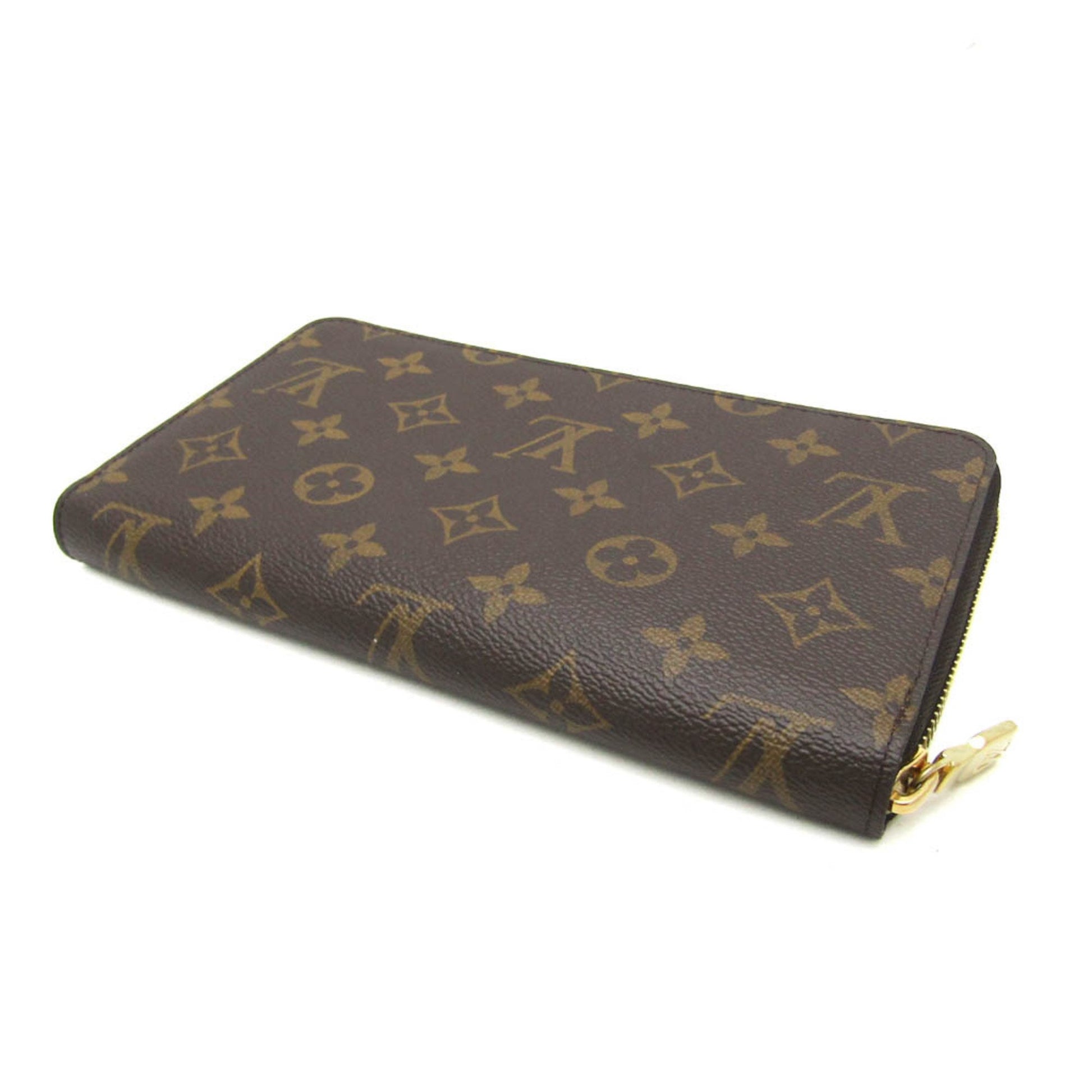 Louis Vuitton Zippy organizer, Brown, Canvas, wallet