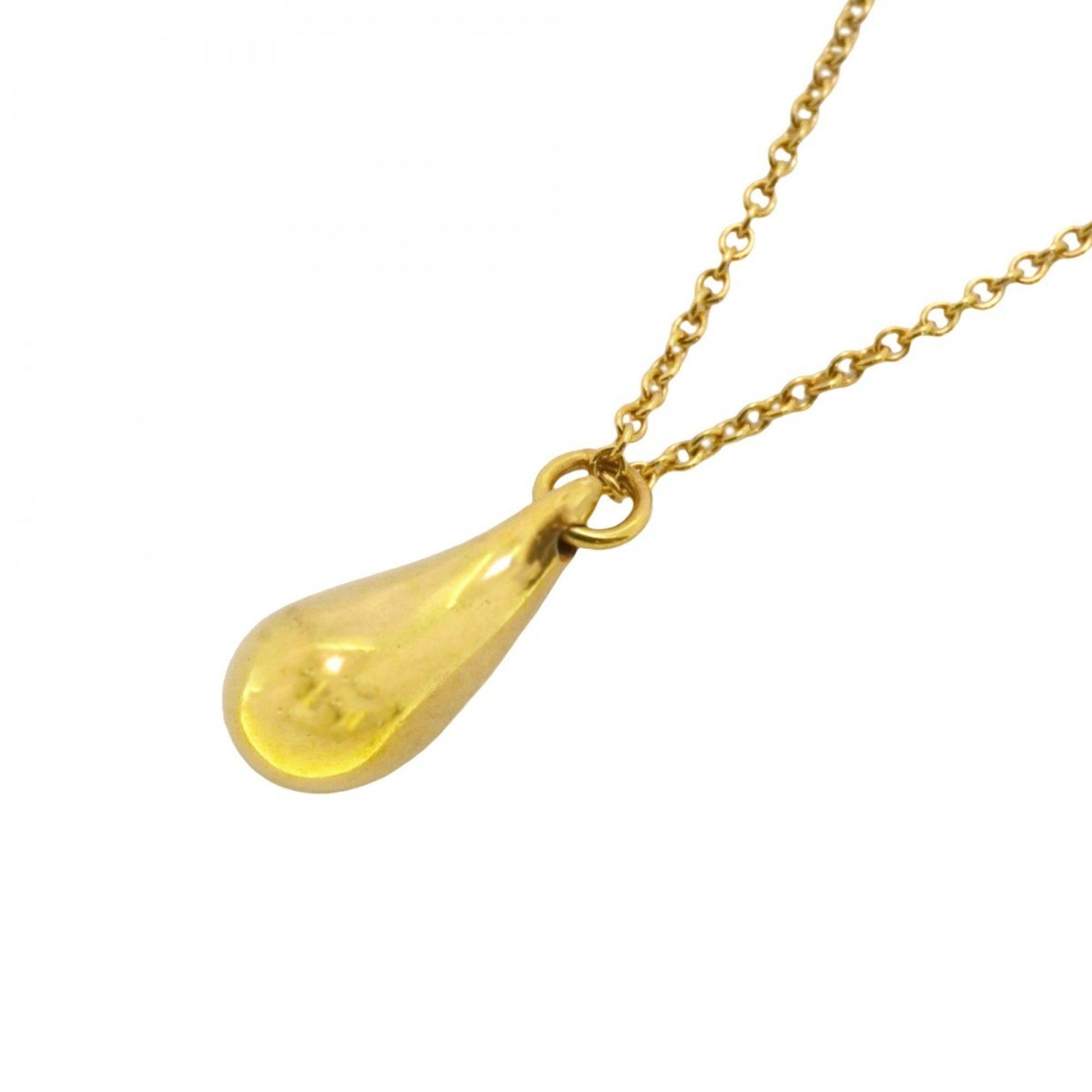 Tiffany & Co Teardrop, Gold, Yellow Gold, necklace