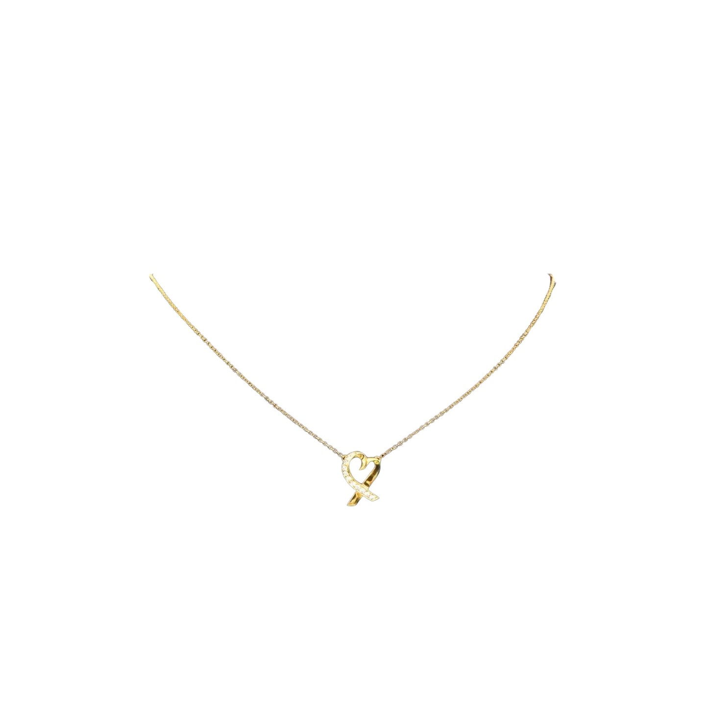 Tiffany & Co Loving heart, Gold, Yellow Gold, necklace