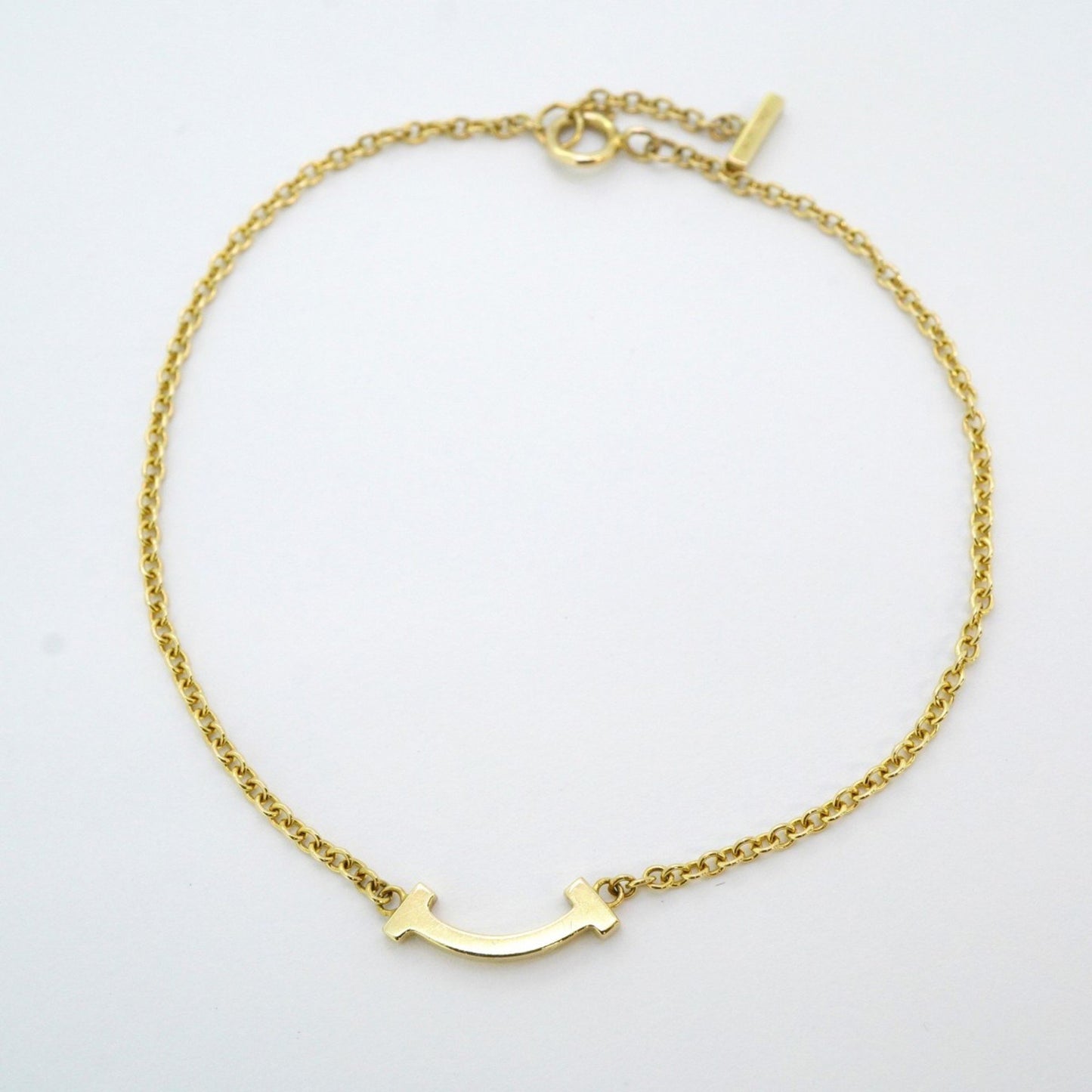 Tiffany & Co T Smile, Gold, Yellow Gold, bracelet