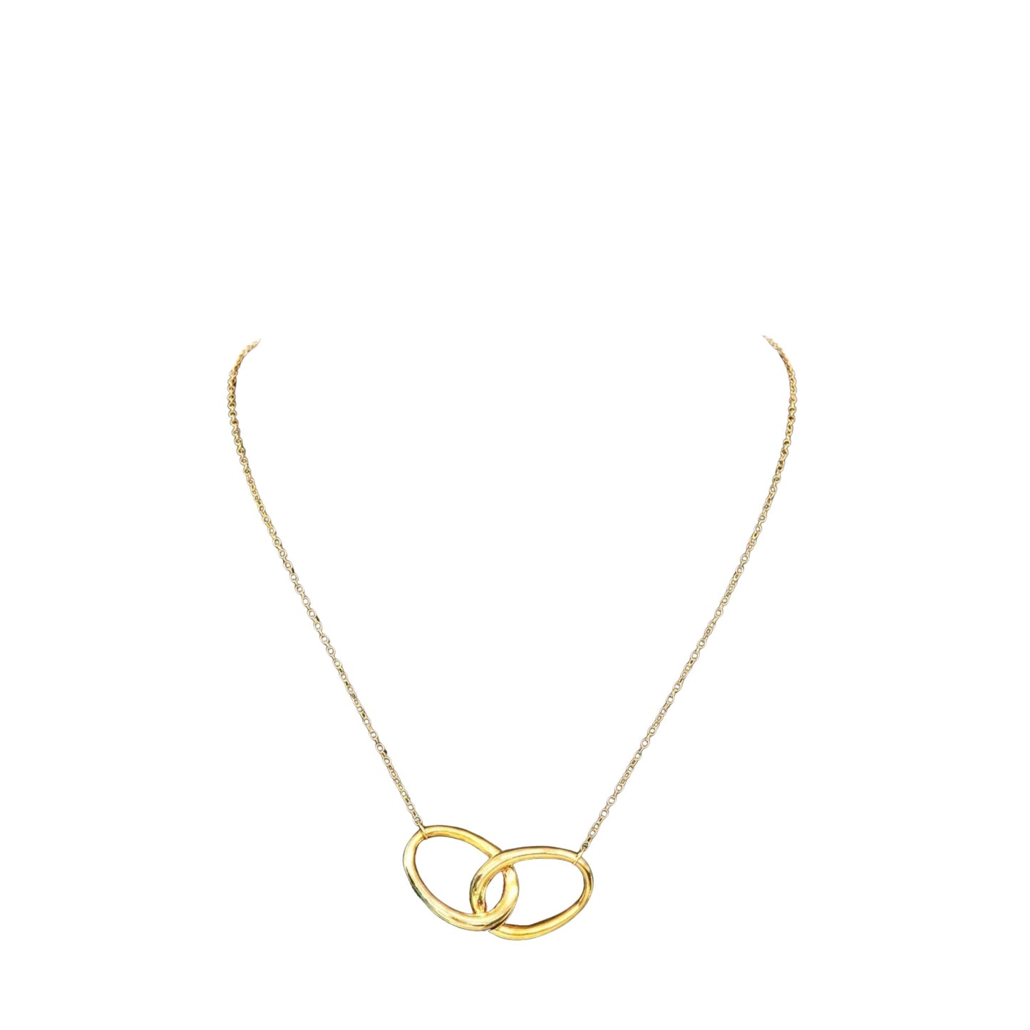 Tiffany & Co Infinity, Gold, Yellow Gold, necklace