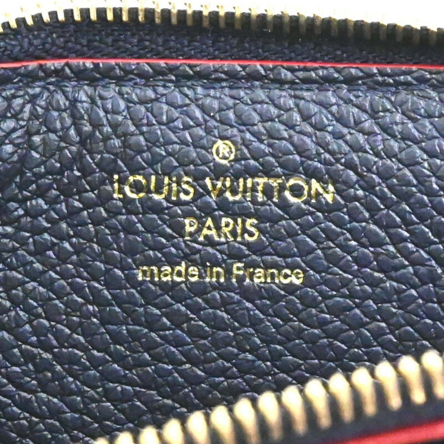 Louis Vuitton Porte cartes recto verso, Navy, Leather, wallet