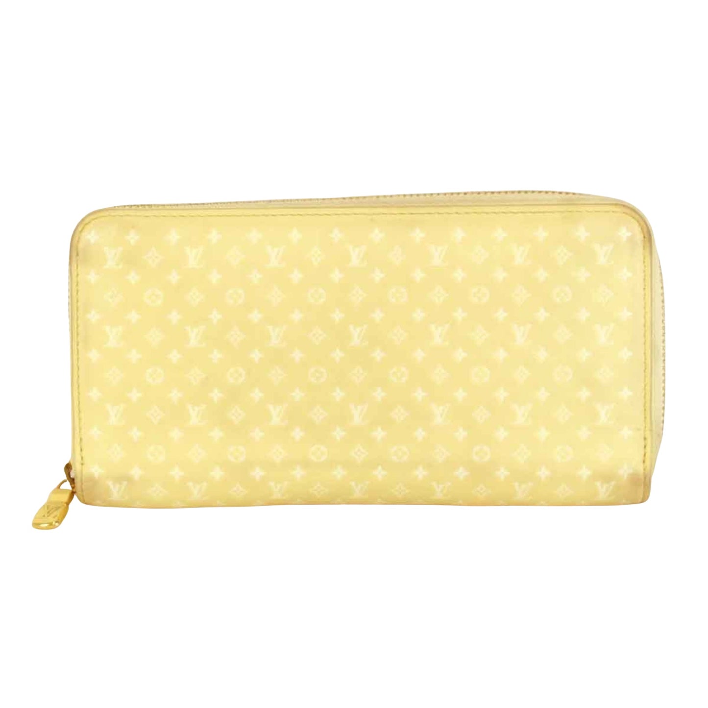 Louis Vuitton, Yellow, Leather, wallet