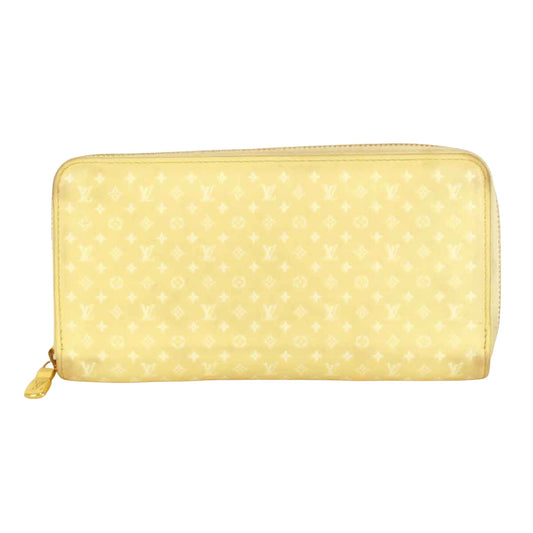 Louis Vuitton, Yellow, Leather, wallet