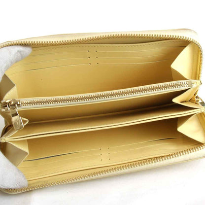 Louis Vuitton, Yellow, Leather, wallet