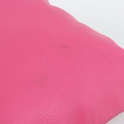 Gucci Logo Drawstring Printed Leather, Pink, Leather, Backpack