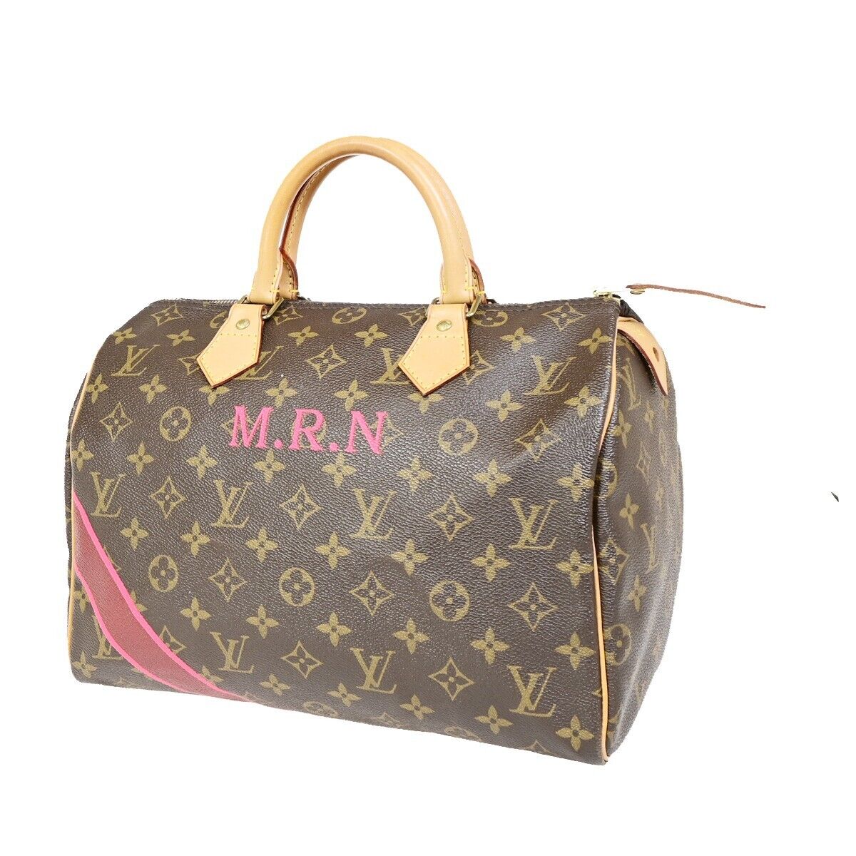 Louis Vuitton Speedy 30, Brown, Canvas, handbag