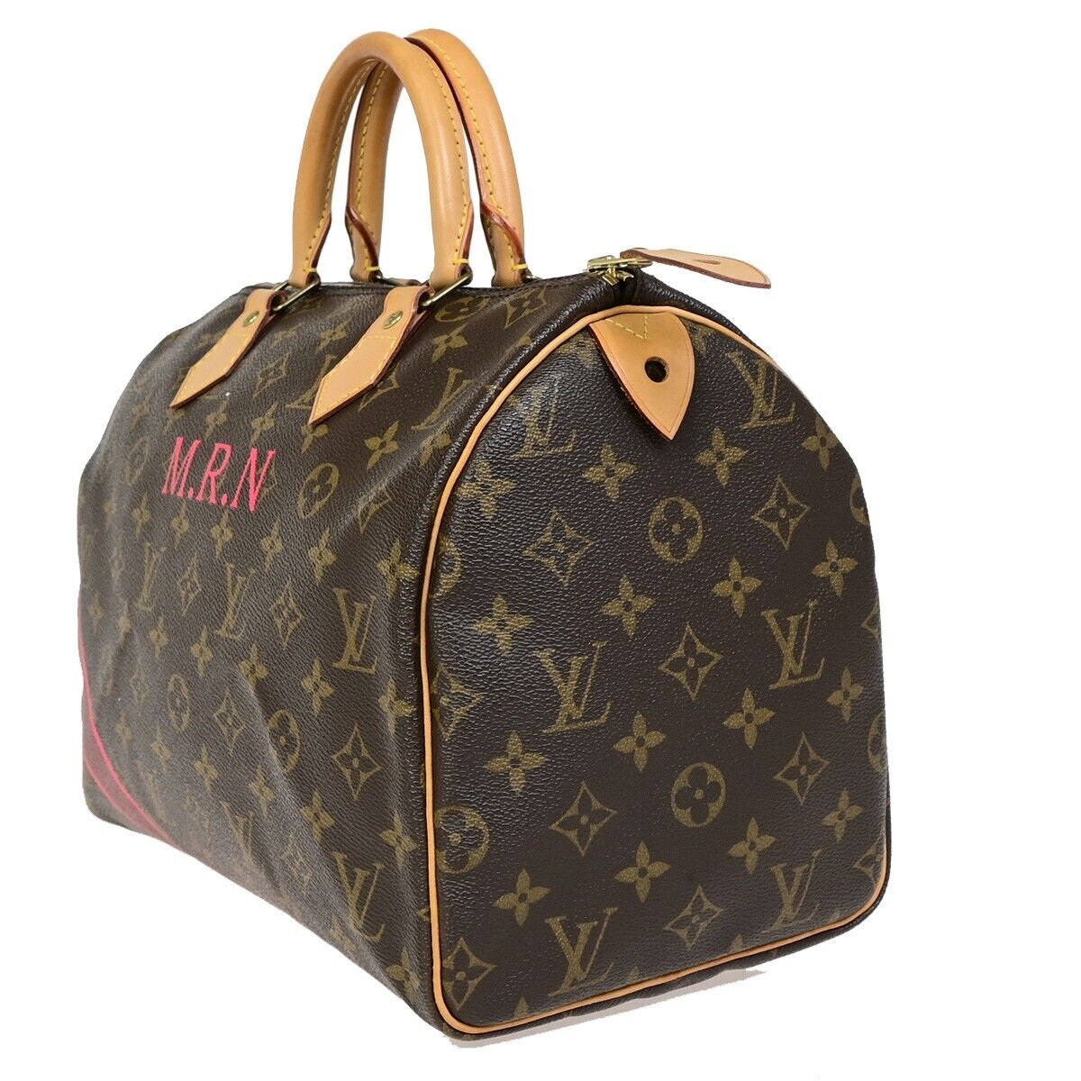 Louis Vuitton Speedy 30, Brown, Canvas, handbag