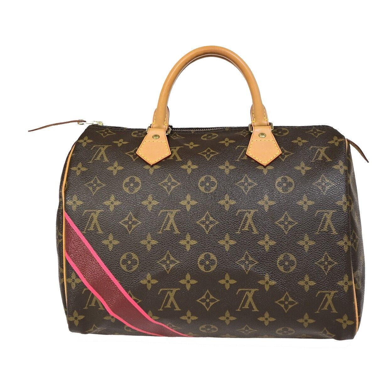 Louis Vuitton Speedy 30, Brown, Canvas, handbag