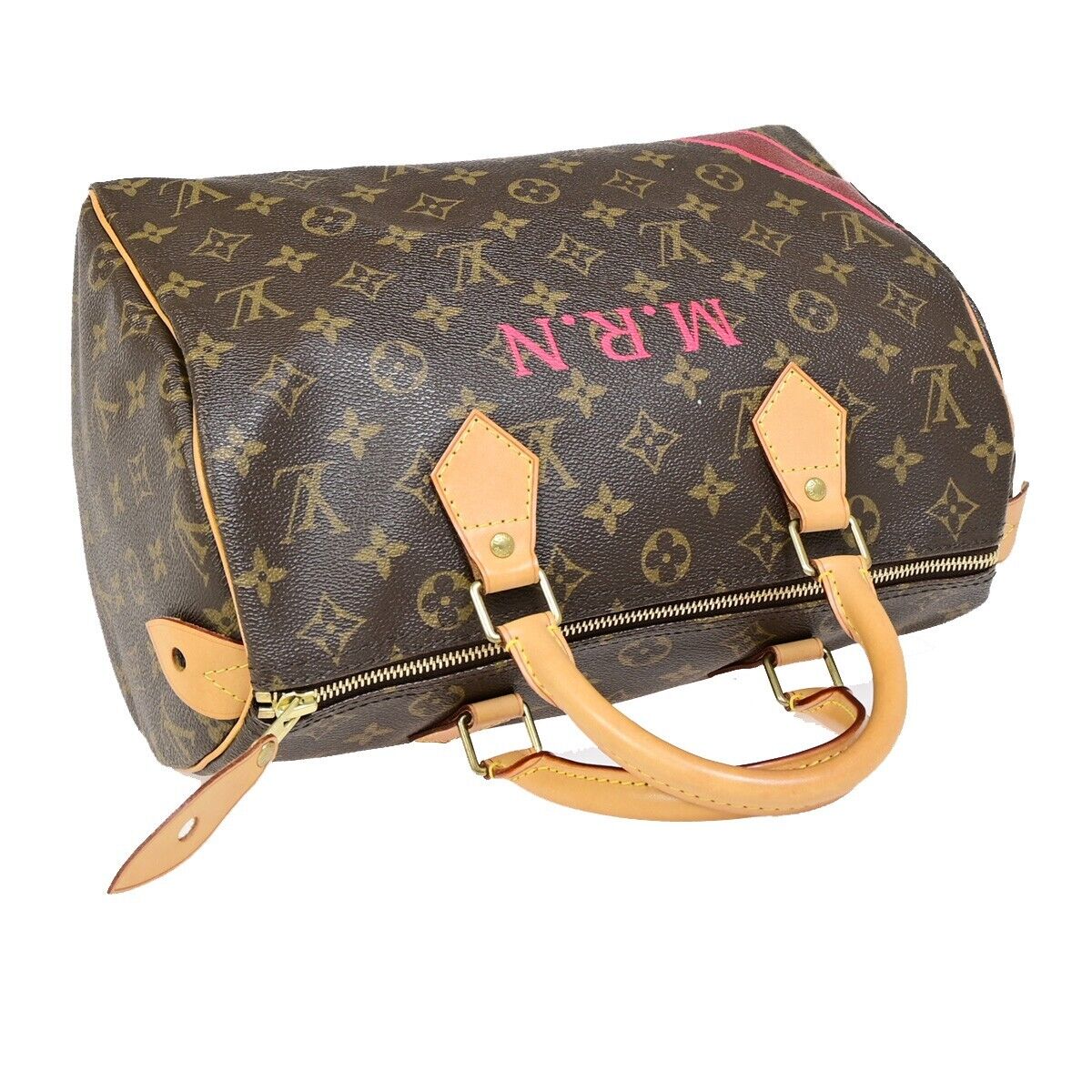 Louis Vuitton Speedy 30, Brown, Canvas, handbag