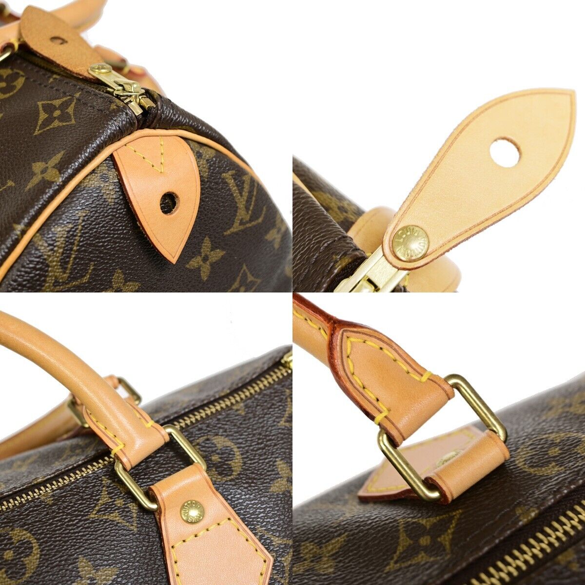 Louis Vuitton Speedy 30, Brown, Canvas, handbag