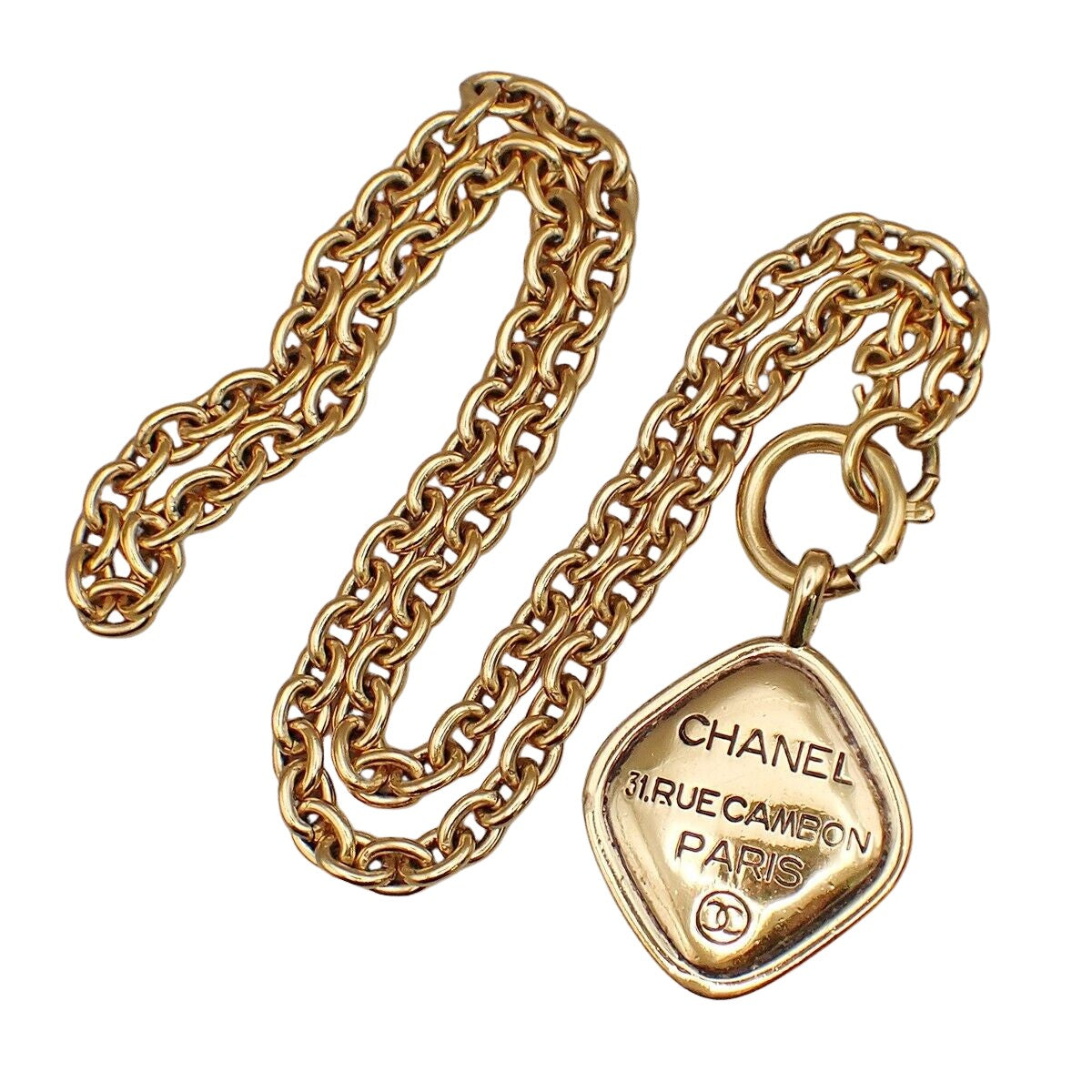 Chanel Cambon line, Gold, Gold Plated, necklace