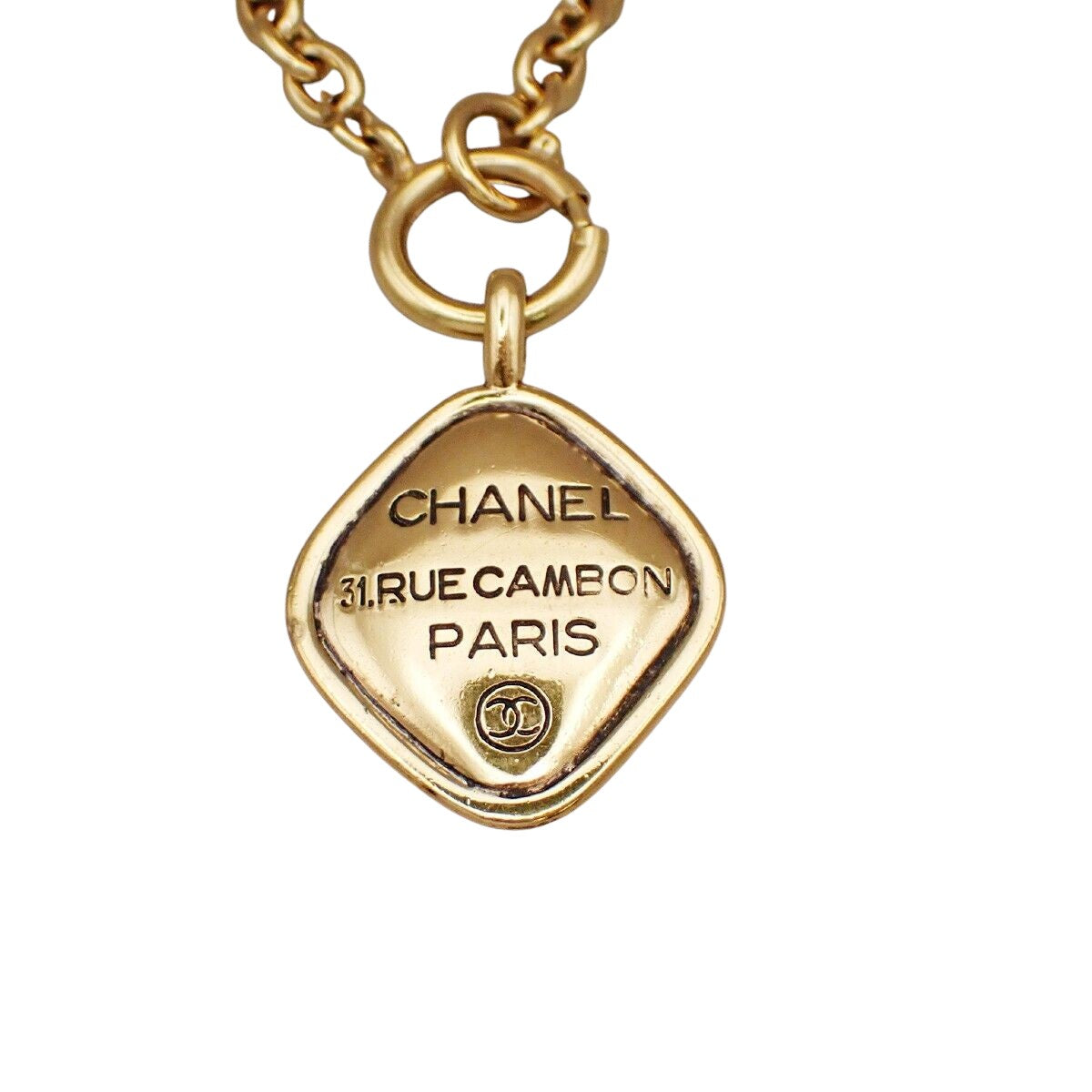 Chanel Cambon line, Gold, Gold Plated, necklace