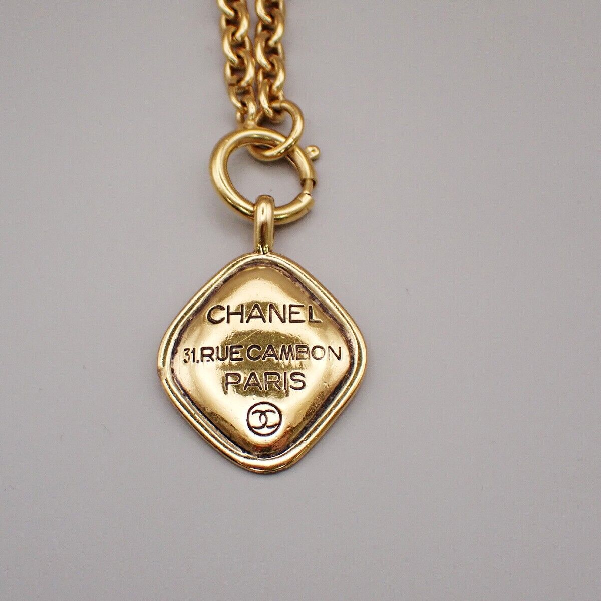 Chanel Cambon line, Gold, Gold Plated, necklace