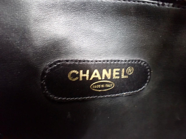 Chanel Cc, Black, Leather, travel
