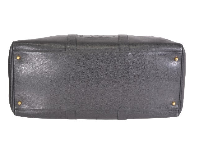 Chanel Cc, Black, Leather, travel