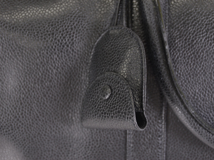 Chanel Cc, Black, Leather, travel