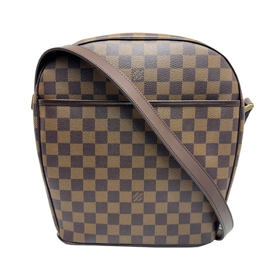 Louis Vuitton Ipanema, Brown, Canvas, shoulder