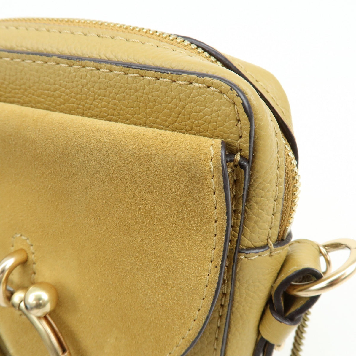Chloe Vintage Leather, Beige, Leather, Shoulder Bag