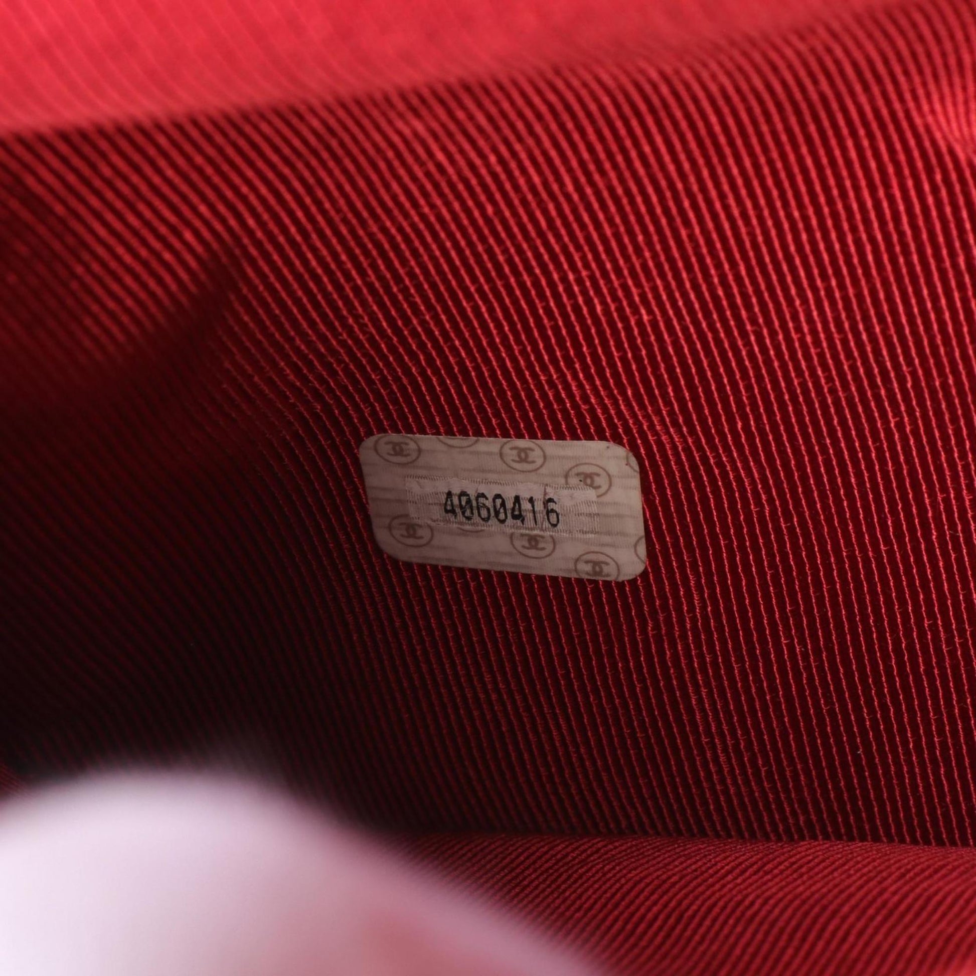 Chanel Triple coco, Red, Leather, shoulder