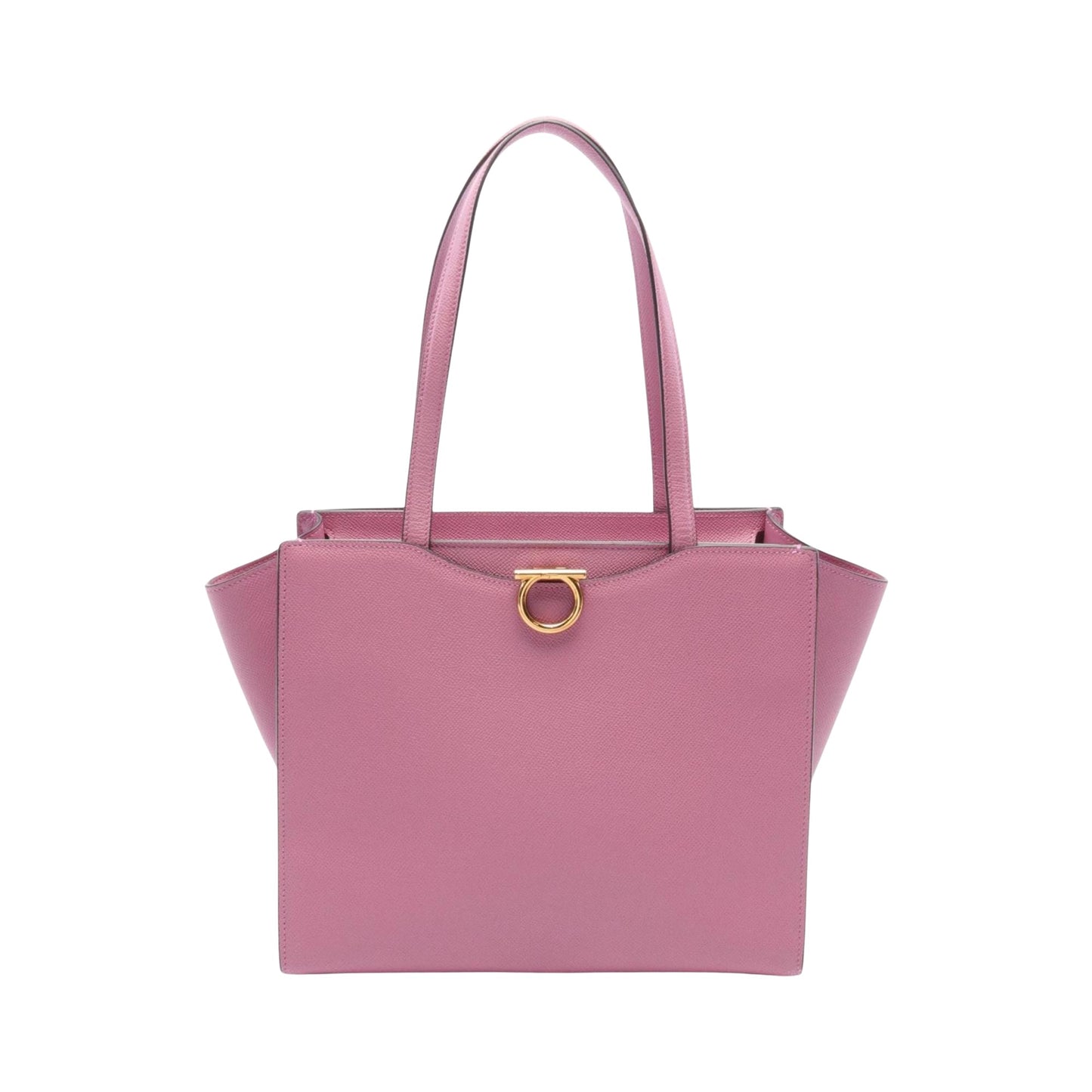 Salvatore Ferragamo Gancini, Pink, Leather, tote