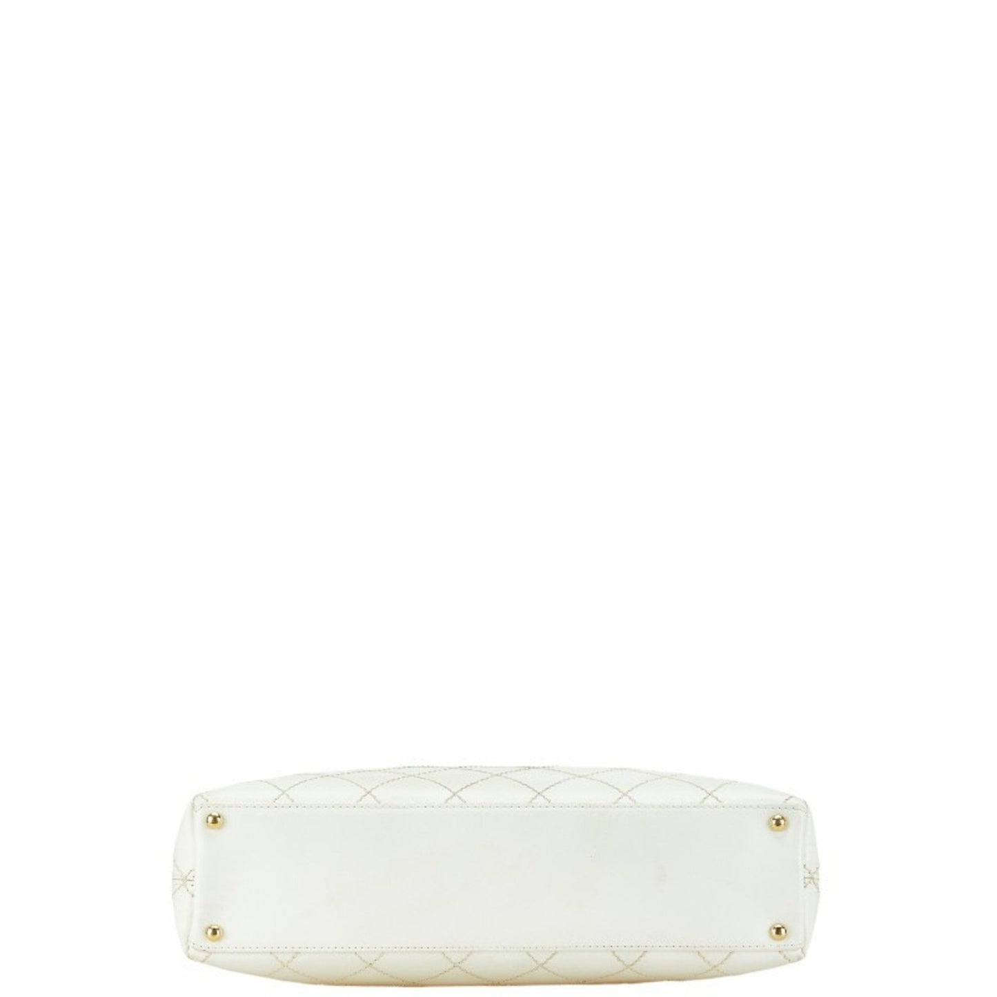 Chanel Wild stitch, White, Leather, handbag