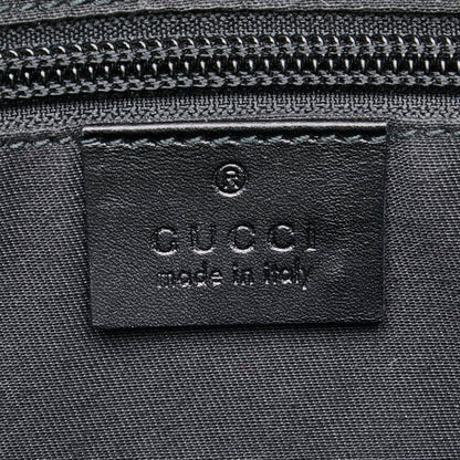 Gucci Guccissima, Black, Leather, shoulder