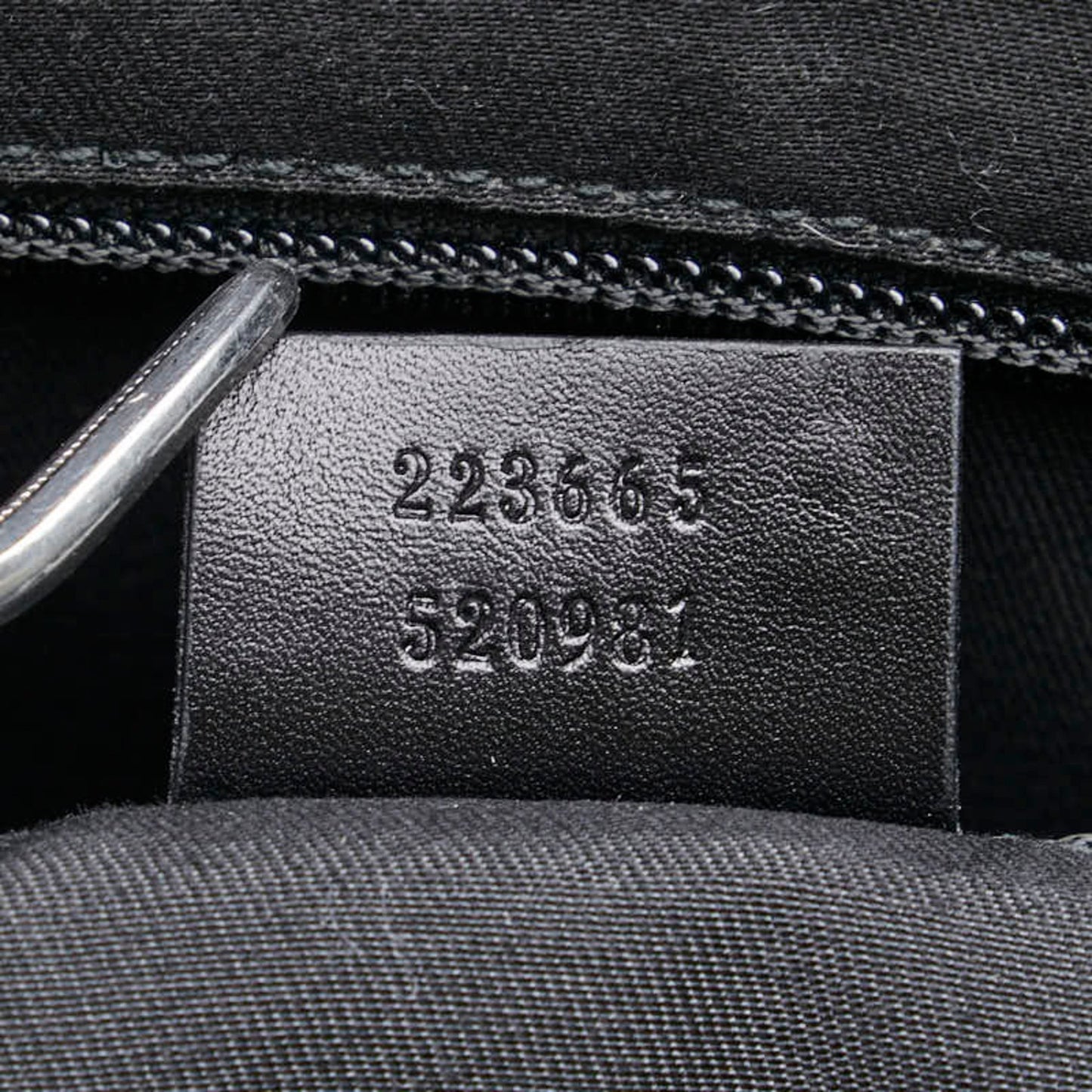 Gucci Guccissima, Black, Leather, shoulder