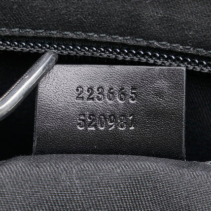 Gucci Guccissima, Black, Leather, shoulder