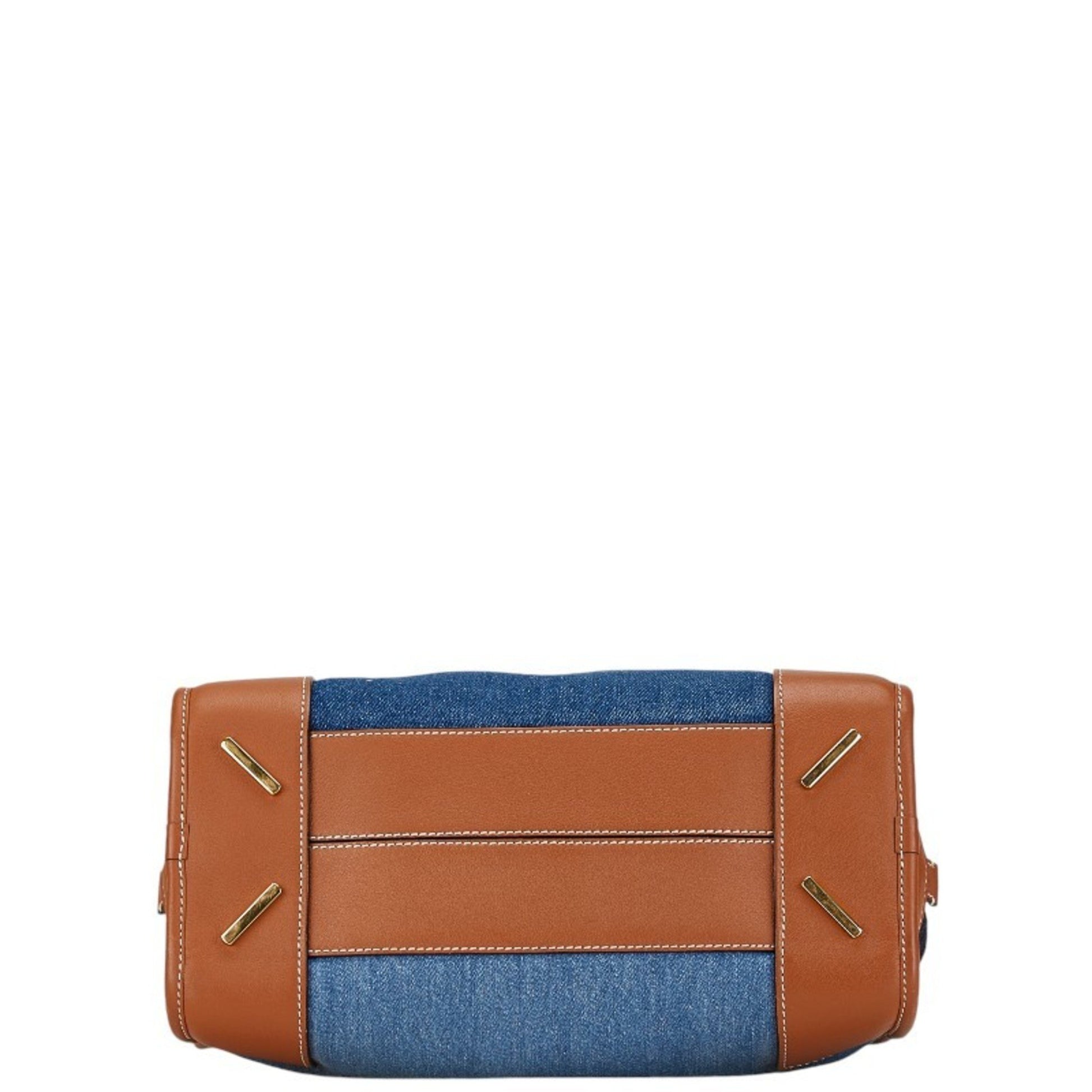 Loewe Amazona, Blue, Denim - Jeans, handbag