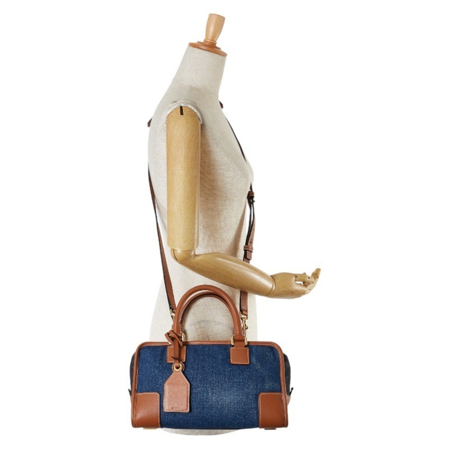 Loewe Amazona, Blue, Denim - Jeans, handbag