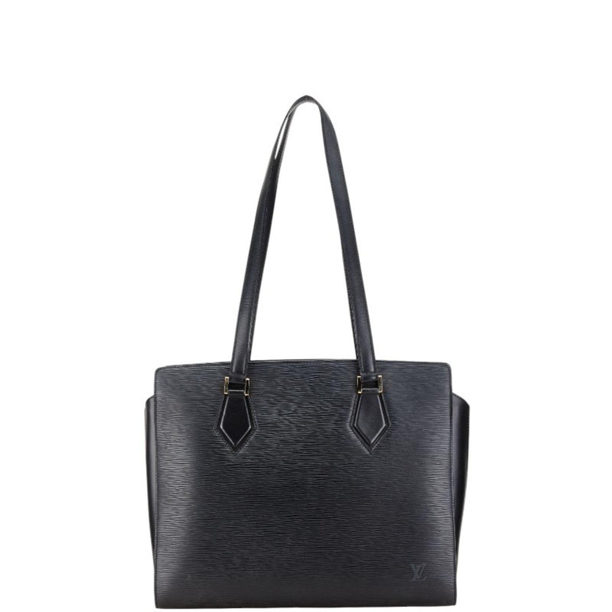 Louis Vuitton Duplex, Black, Leather, shopper