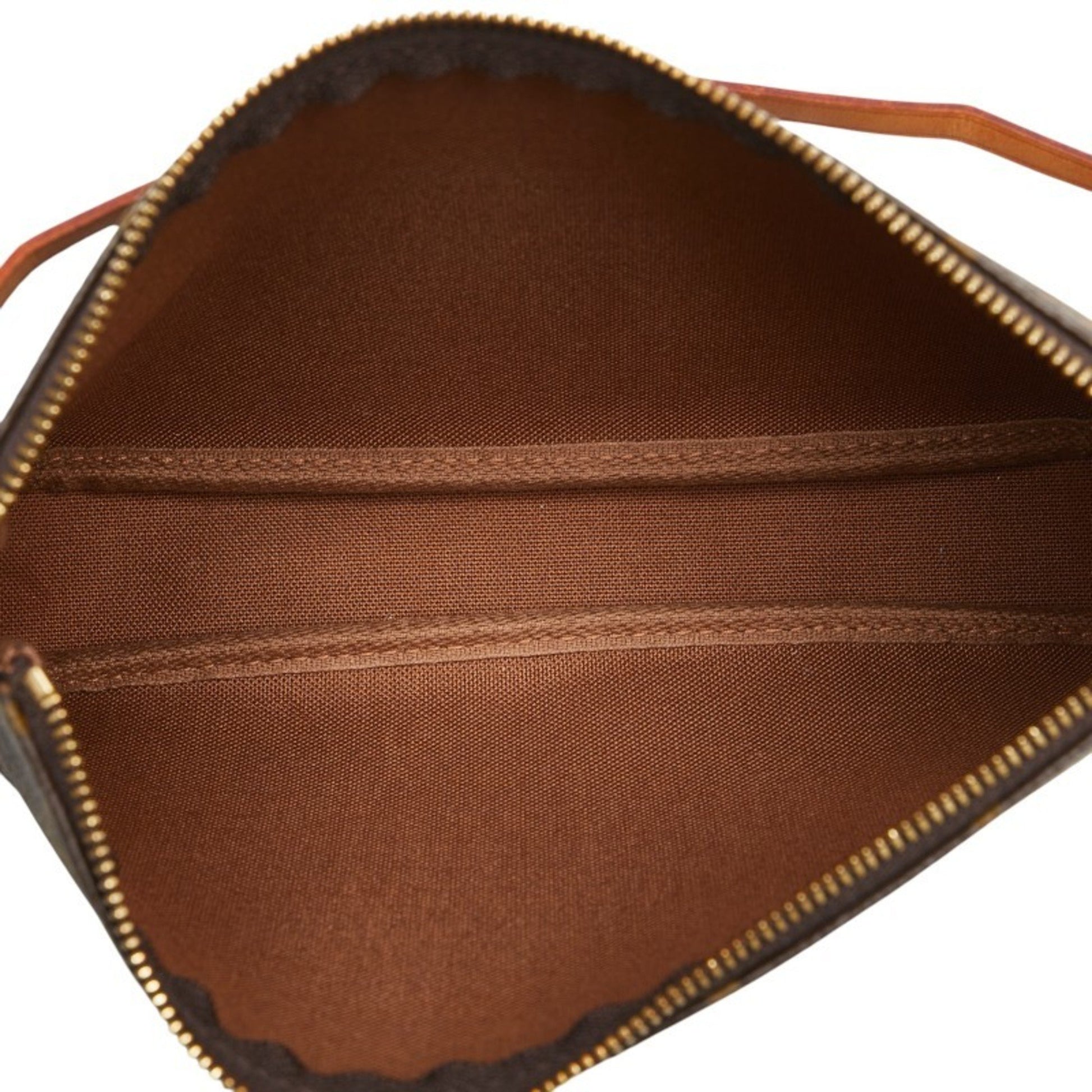 Louis Vuitton Pochette Accessoire, Brown, Canvas, clutch