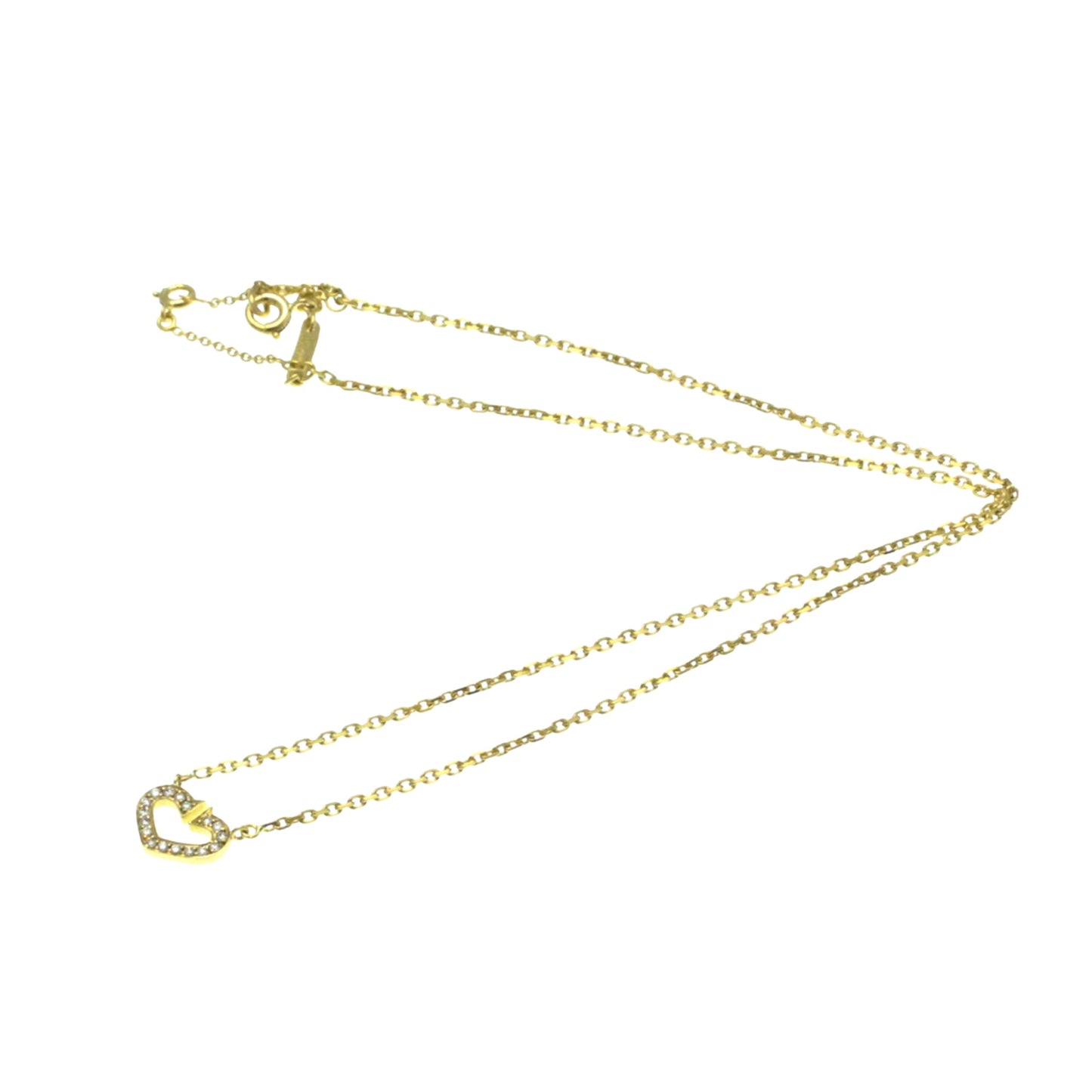 Cartier C heart, Gold, Yellow Gold, necklace