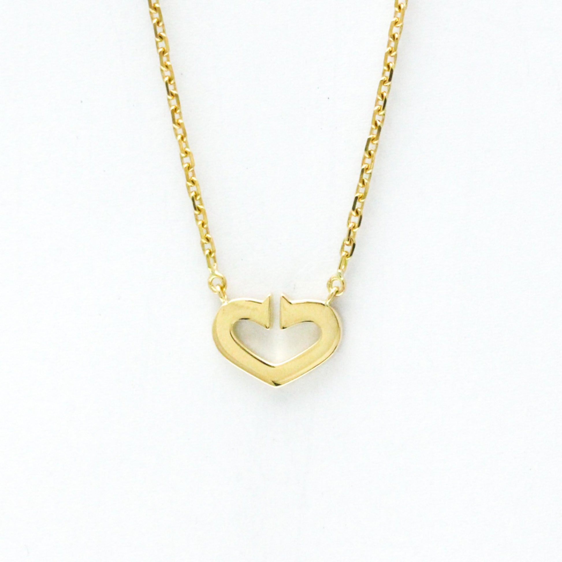 Cartier C heart, Gold, Yellow Gold, necklace