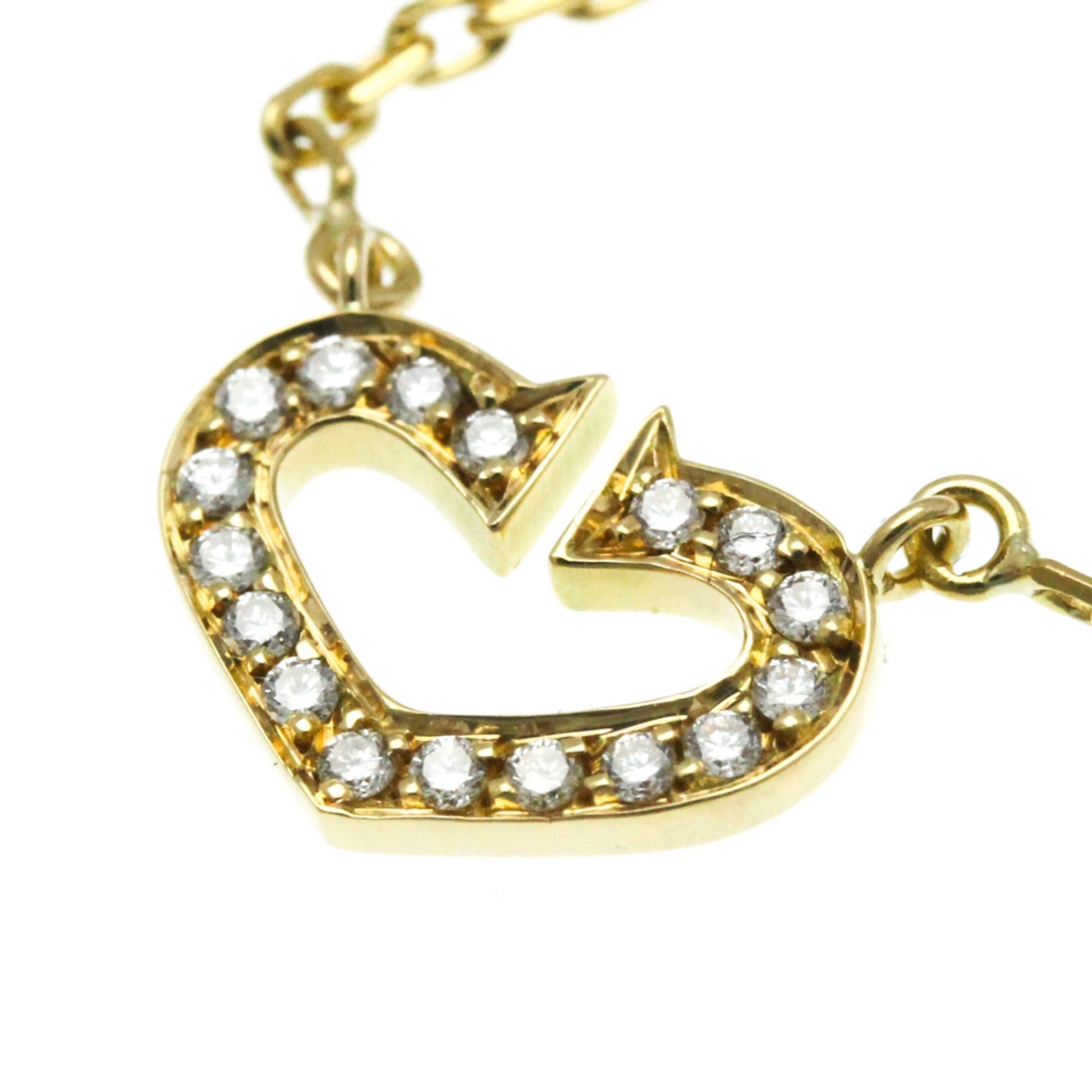 Cartier C heart, Gold, Yellow Gold, necklace