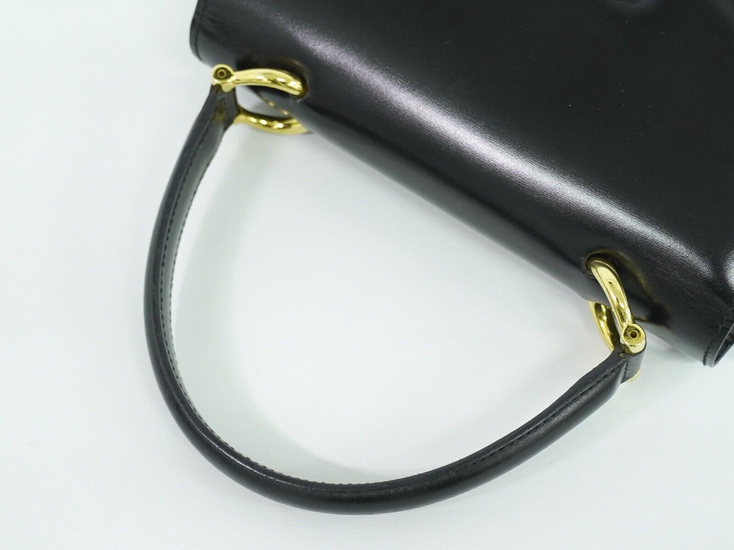 Céline, Black, Leather, handbag