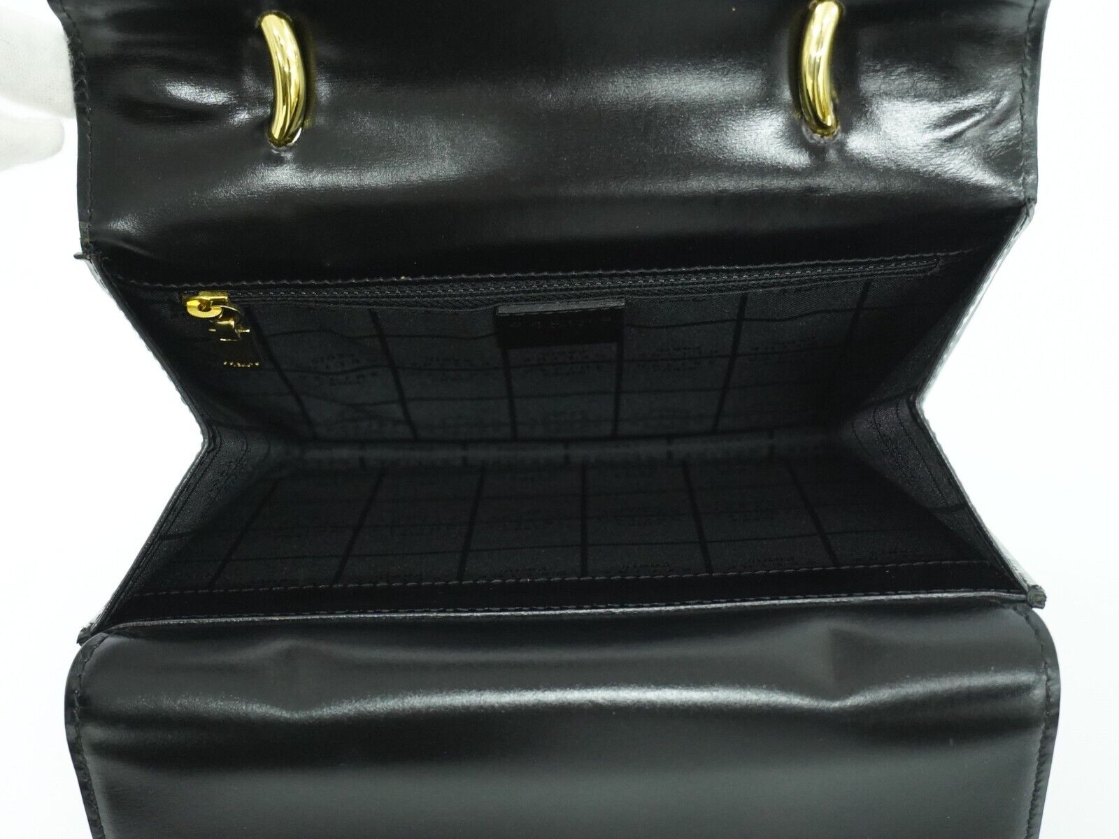 Céline, Black, Leather, handbag