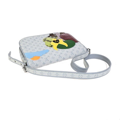 Louis Vuitton Musette Tango, Grey, Canvas, shoulder