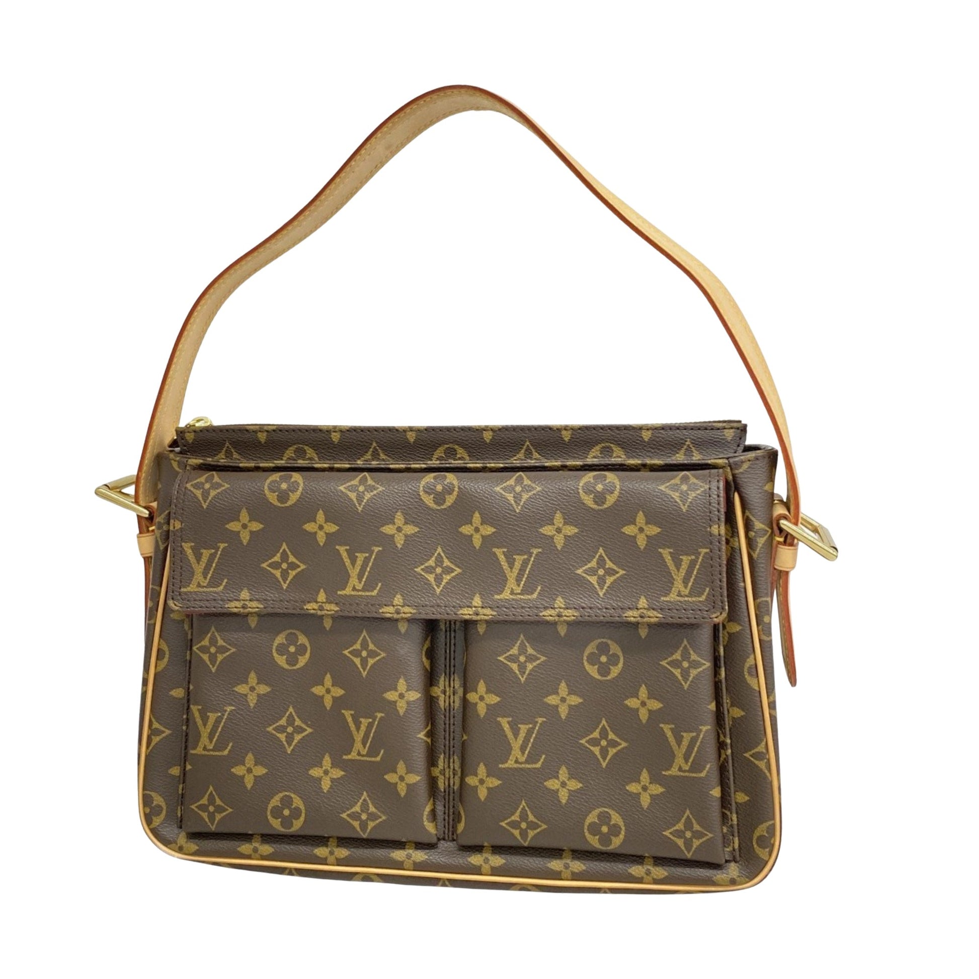 Louis Vuitton, Brown, Canvas, shopper