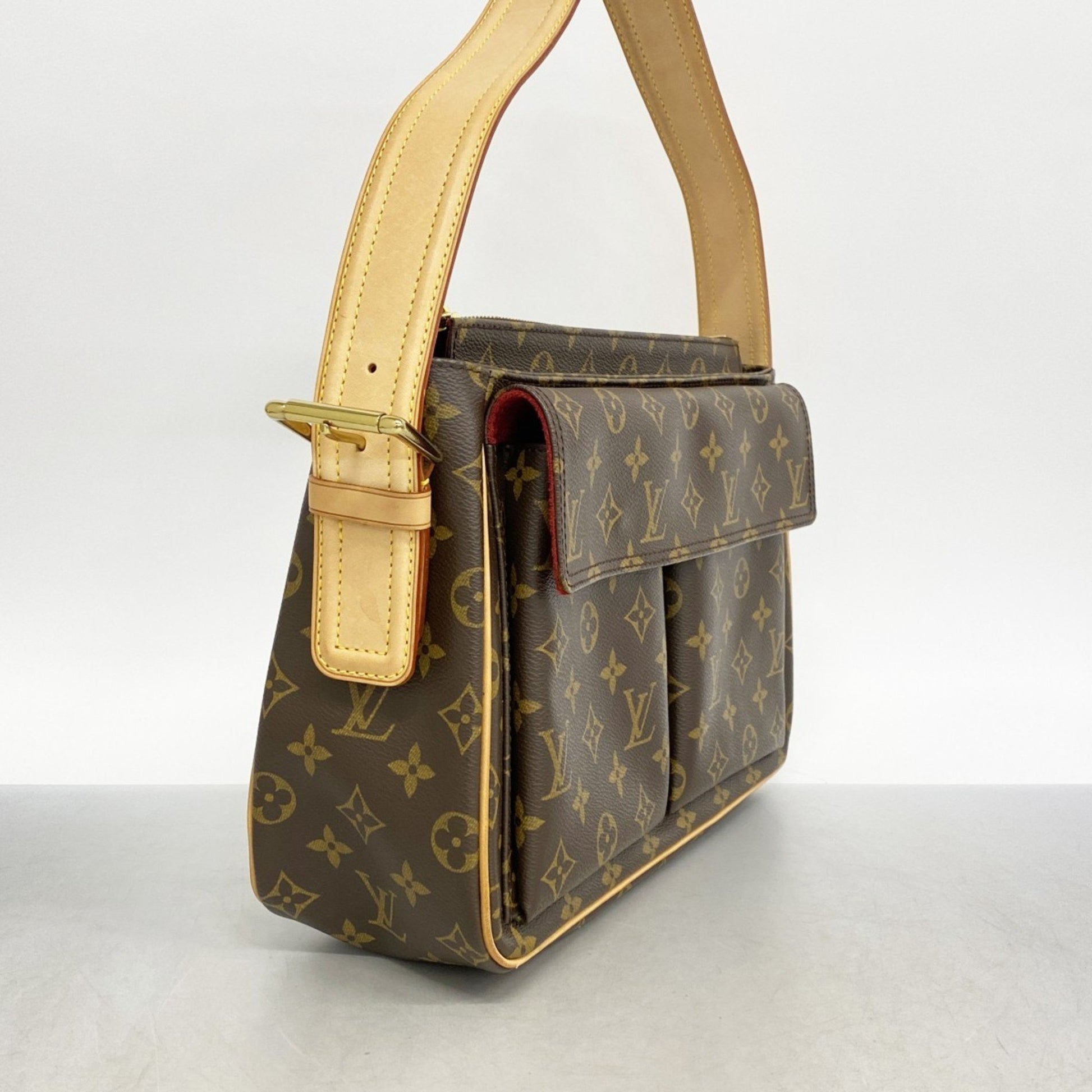 Louis Vuitton, Brown, Canvas, shopper