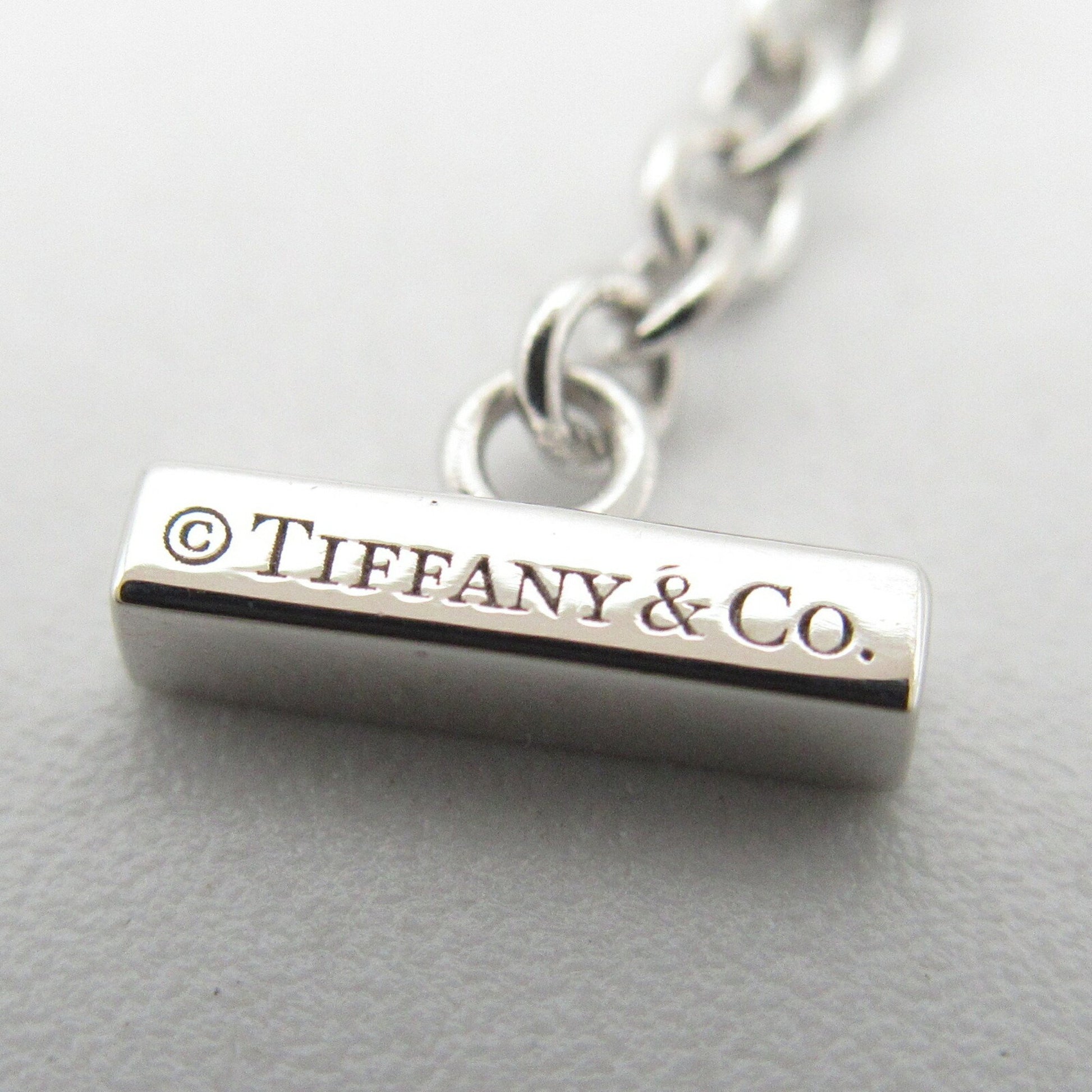 Tiffany & Co T Smile, Silver, White Gold, bracelet