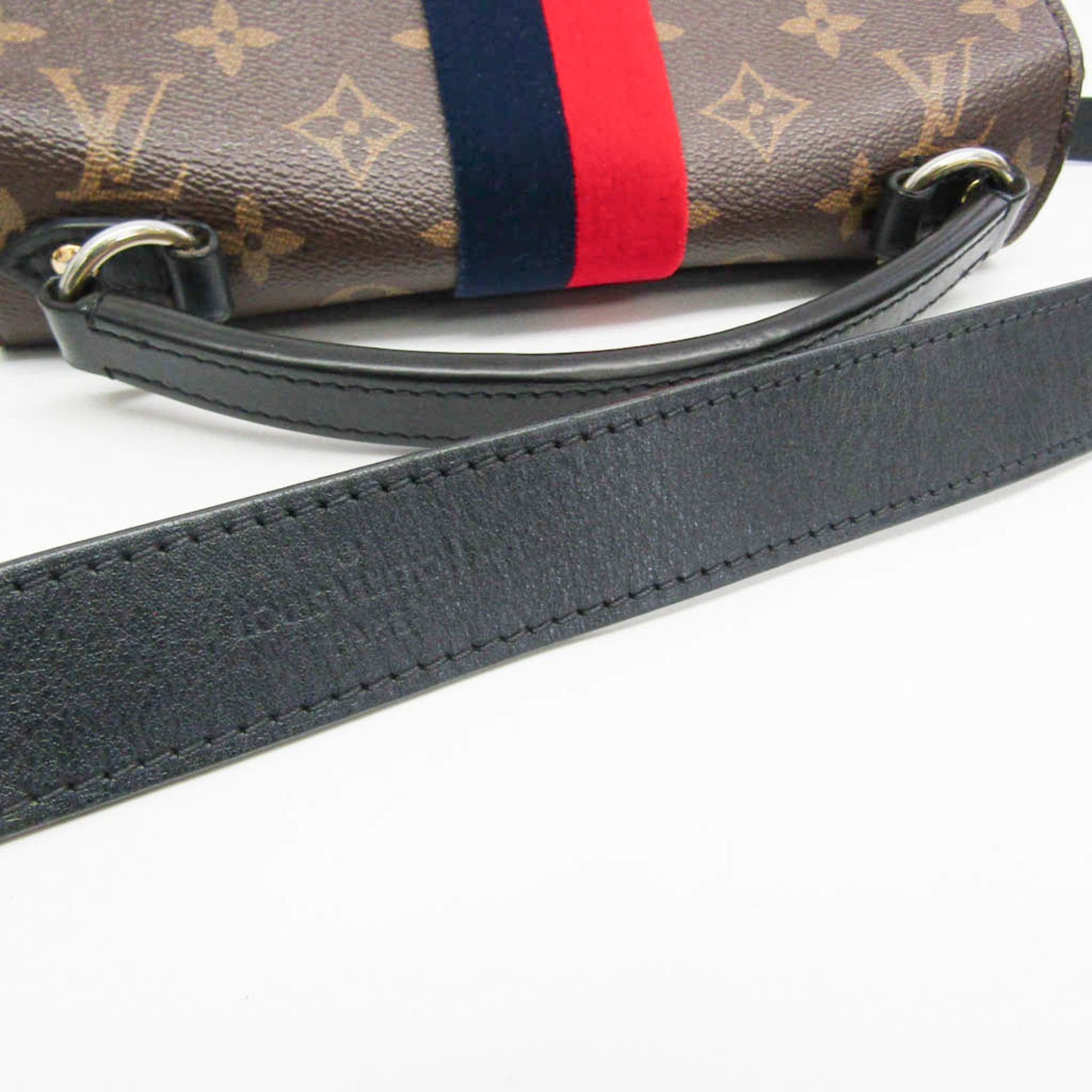 Louis Vuitton Georges, Brown, Canvas, handbag