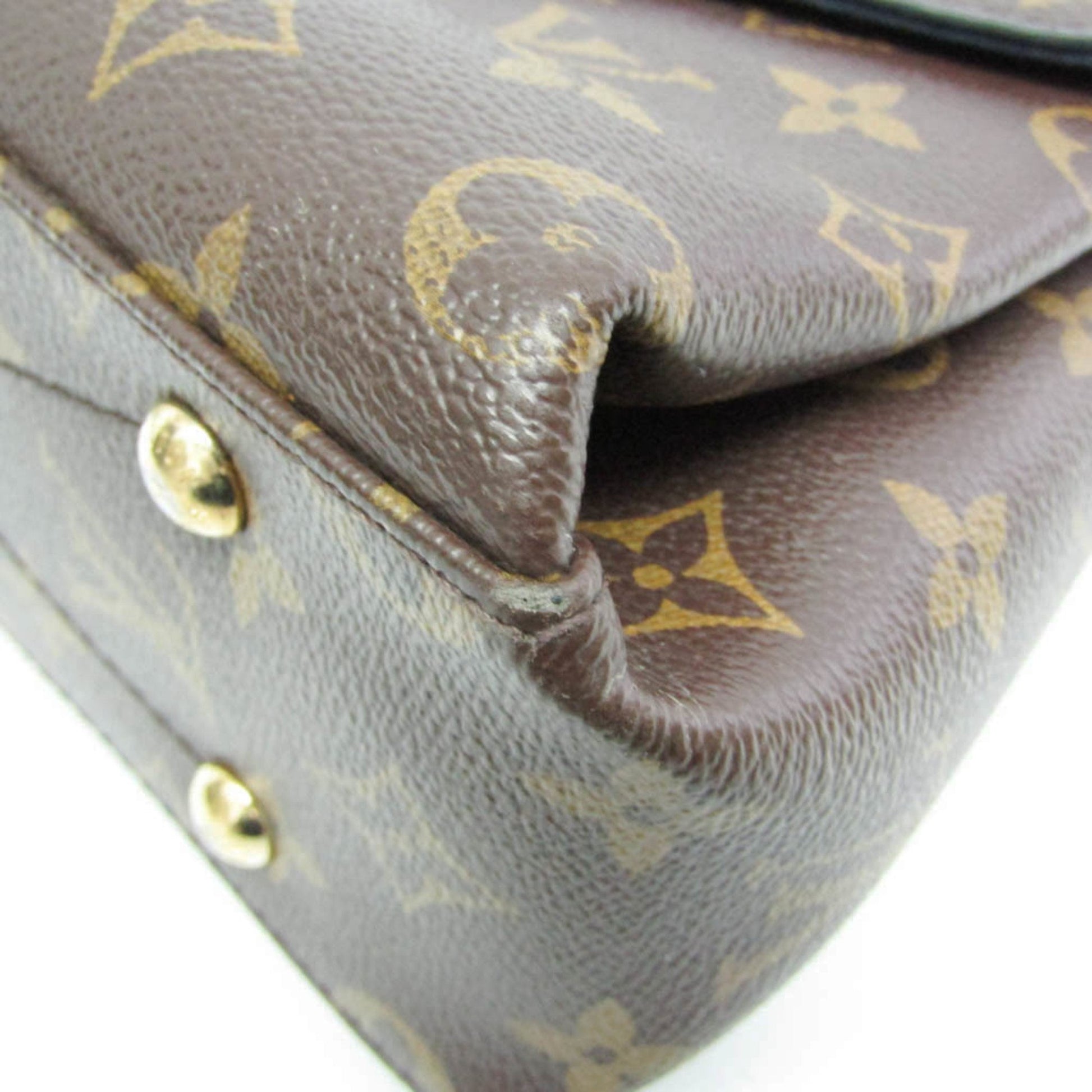 Louis Vuitton Georges, Brown, Canvas, handbag