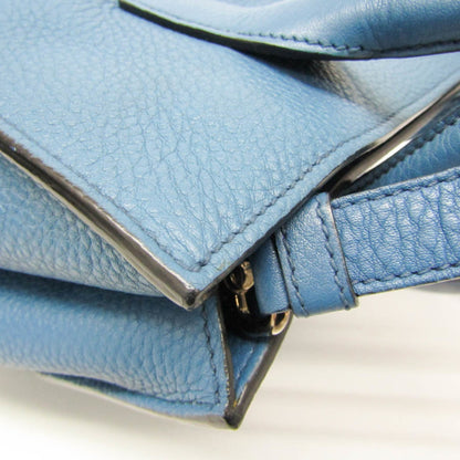 Prada Daino, Blue, Leather, tote