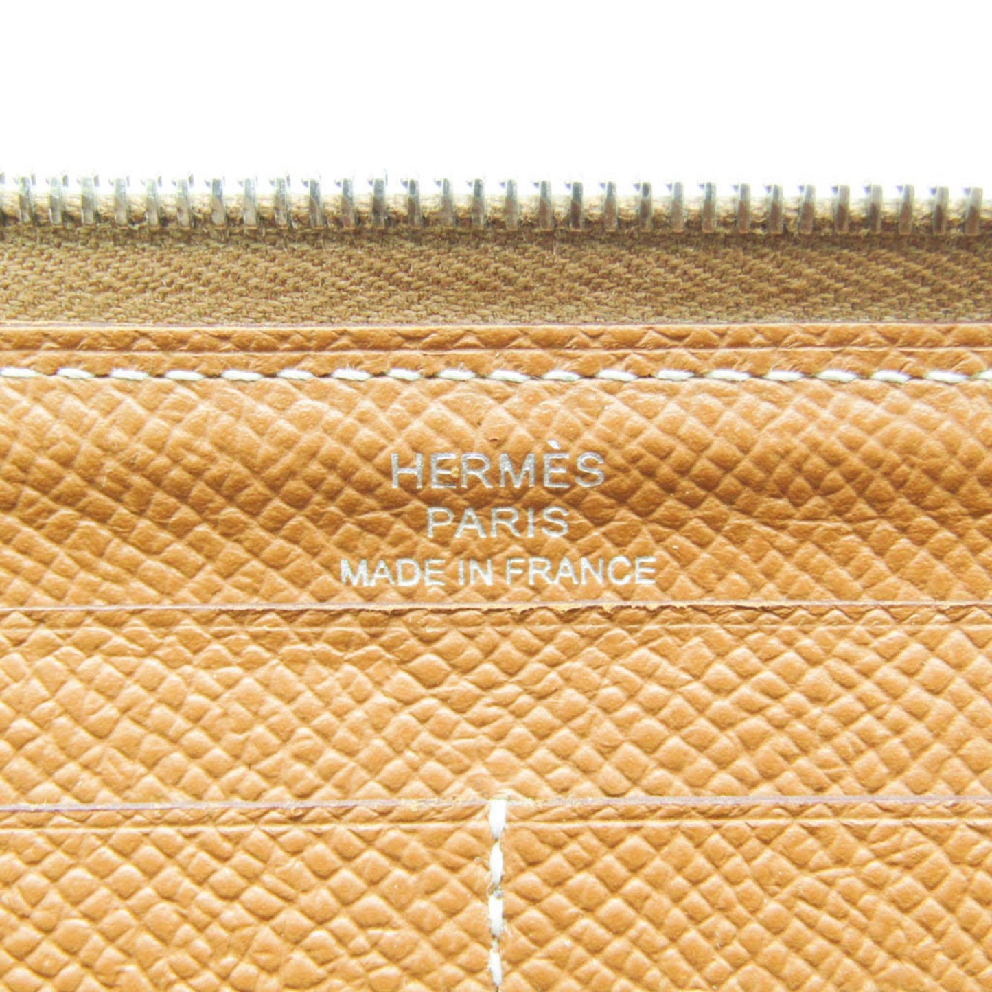 Hermès Azap, Brown, Leather, wallet