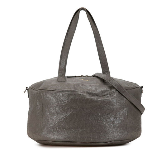 Balenciaga Air hobo, Grey, Leather, shoulder